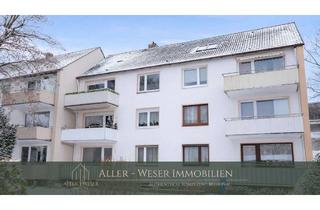 Wohnung kaufen in 27283 Verden, Verden | Helle 3 Zimmer Wohnung mit Süd Balkon in ruhiger, zentraler Lage von Verden