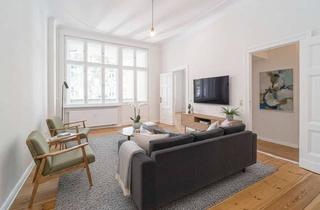 Wohnung kaufen in Bayerische Straße, 10707 Wilmersdorf, Wohnen in Ku’damm-Nähe: Charmante 4-Zimmer-Altbauwohnung mit Loggia