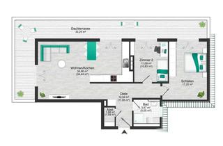Penthouse kaufen in 78576 Emmingen-Liptingen, 3-Zimmer Penthouse-Wohnung mit großer Dachterrasse – Neubau in Emmingen