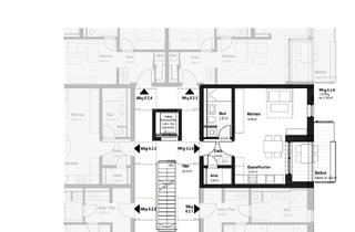Wohnung mieten in Heimgartenstraße 14, 84030 Ergolding, Erstbezug: 1-Zimmer Wohnung mit Balkon im 2. OG in Ergolding