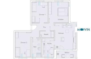 Wohnung mieten in Gartenstraße 10, 23970 Wismar-Nord, Familien aufgepasst: Große 4-Zimmer-Wohnung mit Balkon in Wismar