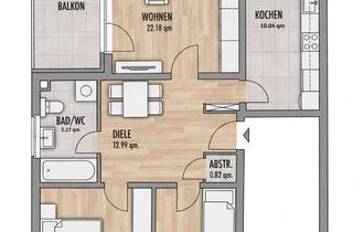 Wohnung mieten in Buchenring 66, 38154 Königslutter, 3 Zimmer Wohnung mit Balkon in Königslutter am Elm (Wird gerade renoviert)