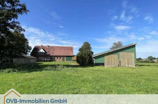 Haus kaufen in 21737 Wischhafen, Anwesen mit anliegender Grünfläche und zeitgemäßer Halle
