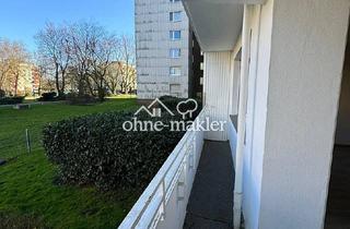 Wohnung kaufen in 47137 Duisburg, Barrierearme 81 m² Erdgeschosswohnung mit Balkon, Keller und Abstellraum - leerstehend - Duisburg
