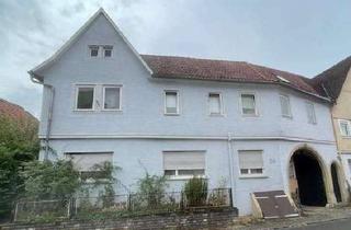 Haus kaufen in 74855 Haßmersheim, 3 Seitenhof mit nachweislicher Historie (Kulturdenkmal) 3 Wohneinheiten