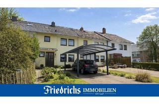Haus kaufen in 26180 Rastede, Gepflegtes Reihenmittelhaus mit Terrasse, Balkon, Garten und Carport in attraktiver Lage von Rastede