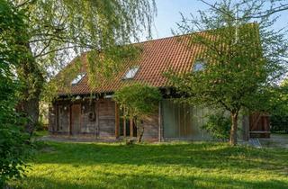 Haus mieten in Dorfstraße 47, 19246 Zarrentin, Wohnen und Arbeiten unter einem Dach: Holzhaus mit Werkstatt+Garten im Biosphärenreservat Schaalsee