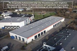 Gewerbeimmobilie mieten in Zunftweg 10, 46562 Voerde, 4.214 m² Logistik- und Produktionshalle - 12.648 m² Grundstück - großzügige Andienungsflächen