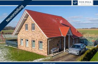 Einfamilienhaus kaufen in 26524 Hagermarsch, Wo Weitblick auf Leuchtturm trifft - Modernes Friesenhaus mit Weitblick in Hagermarsch