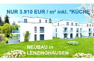 Wohnung kaufen in 33824 Werther, Werther - In Lenzinghausen: NEUBAU. 3.910? m² inkl. Einbauküche + 29m² Terrasse mit Gartenanteil zur Eigennutzung.
