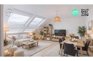 Wohnung kaufen in 76437 Rastatt, 6% Rendite!!! Licht, Geschichte & Murgblick – 4-Zi-Dachgeschosswohnung mit Charakter, Rastatt