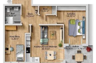 Wohnung kaufen in 97990 Weikersheim, Green Living Weikersheim - Moderne Neubauwohnungen im KfW-40-QNG-Standard