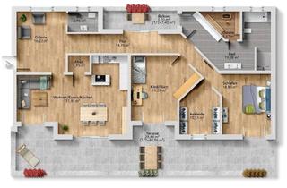 Wohnung kaufen in 97990 Weikersheim, Green Living Weikersheim - Moderne Neubauwohnungen im KfW-40-QNG-Standard