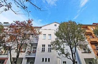 Wohnung kaufen in Treptower Park, 12435 Plänterwald, Kapitalanlage/vermietet: Altbauklassiker mit Südwestbalkon - dicht des Treptower Parks!