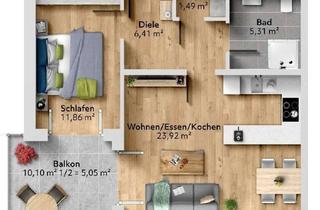 Wohnung kaufen in 97990 Weikersheim, Green Living Weikersheim - Moderne Neubauwohnungen im KfW-40-QNG-Standard