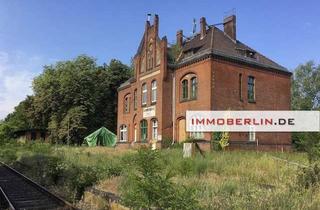 Haus kaufen in 15838 Am Mellensee, IMMOBERLIN.DE - Historischer Bahnhof mit Nebengebäude & großartigem Potenzial für Wohnen & Arbeiten