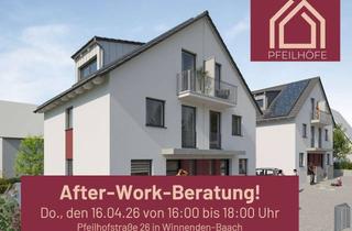 Doppelhaushälfte kaufen in Pfeilhofstraße 26, 71364 Winnenden, After-Work-Beratung: 16.04 *PFEILHÖFE **: Energieeffiziente Doppelhaushälfte mit sonnigem Grundstück