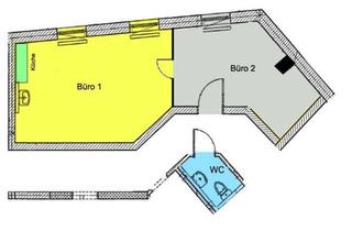 Gewerbeimmobilie mieten in 01445 Radebeul, Die Basis für Ihren Erfolg - Großzügiges Büro in Radebeul-Ost!