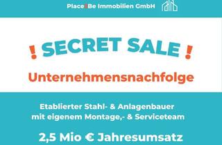 Gewerbeimmobilie kaufen in 45127 Stadtkern, Altersbedingte Unternehmensnachfolge mit großen Potenzial | Stahl,- & Anlagenbau mit Serviceteam