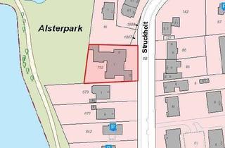 Grundstück zu kaufen in 22337 Ohlsdorf, Exklusives Grundstück mit Altbestand am Alsterpark - Entwicklungs- und Wohnpotenzial in Toplage