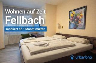 Immobilie mieten in Hofener Str., 70736 Fellbach, 1-Zimmer-Apartment (07) mit WLAN, TV, Dusche/Wc, Küche, Waschmaschine, Trockner und Parkpl