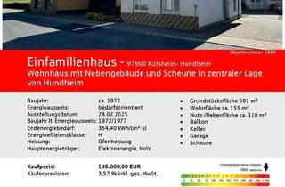 Einfamilienhaus kaufen in 97900 Külsheim, Külsheim - Renovierungsbedürftigtes Einfamilienhaus mit Nebengebäude