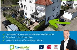 Wohnung kaufen in 72581 Dettingen, FAIR-MAKLER: Tolle Garten-Whg. in Ortsrandlage