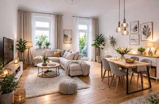Wohnung kaufen in Seegefelder Straße 57, 13583 Spandau, Altbaujuwel im Gründerzeitstil – frisch renovierte 4-Zimmer-Wohnung mit Balkon. Aufzug vorhanden!