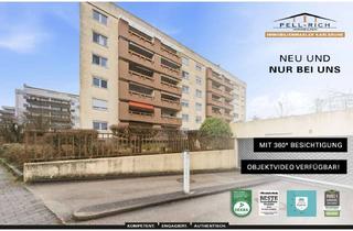 Wohnung kaufen in 76275 Ettlingen, LICHT, LAGE, CHANCE: Großzügige 2-Zimmer-Wohnung mit Süd-Loggia, Aufzug und zwei Tiefgaragenplätzen