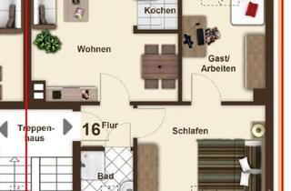Wohnung mieten in Rat-Deycks-Straße 20 a, 51379 Opladen, schöne DG-Wohnung im HErzen von Opladen