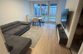 Wohnung mieten in 70378 Hofen, Helle renovierte 1,5 Zimmer Wohnung mit eigenem Garten/Terrasse, in Bestlage, am Max-Eyth-See