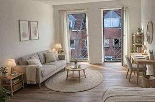 Wohnung mieten in #177 Nußbaumkoppel, 24119 Kronshagen, helle 1 Zimmer Wohnung 28m² neue EBK Duschbad in Kiel Kronshagen Nähe der CAU Universität