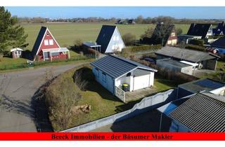 Haus kaufen in Zum Wasserkoog 21, 25761 Warwerort, Büsum/Warwerort: Kleines Ferienhaus am Nordseedeich auf Eigenland!