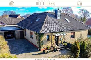 Haus kaufen in 26553 Dornum, Großzügiger Bungalow mit ausgebautem Dachgeschoss, Sauna und Garage in ruhiger Wohnsiedlung