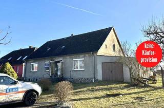 Einfamilienhaus kaufen in 17337 Uckerland, HORN IMMOBILIEN + freistehendes Einfamilienhaus mit Nebengebäude und schönem Grundstück, ruhige Lage