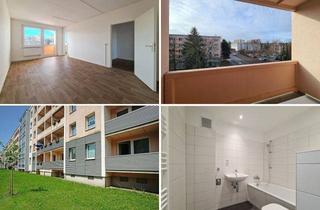 Wohnung mieten in Maxim-Gorki-Straße 15, 09599 Freiberg, 2 Kaltmieten sparen*: Renovierte Balkonwohnung mit Homeoffice-Zimmer & Ausblick