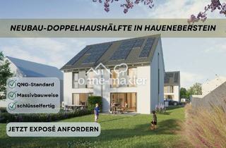 Doppelhaushälfte kaufen in 76532 Baden-Baden, Hausbau mit Förderung: Neubau-DHH mit Keller in schönster Lage von Haueneberstein (QNG)