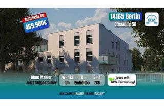 Wohnung kaufen in Claszeile 50, 14165 Berlin, Berlin - ++BESTPREIS++ NEUBAU 3 ZKB MIET-ENERGIESPAREND altersgerecht in begehrter Lage Berlin-Zehlendorf