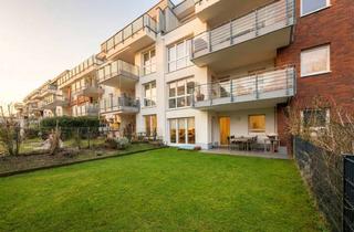 Wohnung kaufen in 61118 Bad Vilbel, Lichtdurchflutete 3-Zimmer-Wohnung mit eigenem Garten - ideal für Paare und Familien