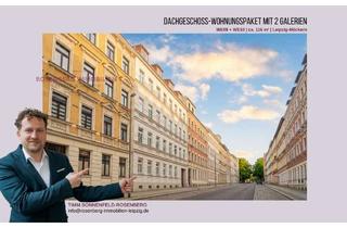 Wohnung kaufen in Faradaystraße 17 WE10 & WE09, 04159 Möckern, Wohnungspaket im Dachgeschoss – Anlage & Eigennutzung in Leipzig / Möckern