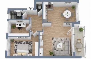 Wohnung mieten in Kolberger Straße, 31675 Bückeburg, Helle 3,5-Zimmer Wohnung in Bückeburg mit 82 m² Wohnfläche