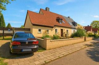 Doppelhaushälfte kaufen in 39288 Burg, Naturnah wohnen in ruhiger Lage – charmante Doppelhaushälfte mit großem Garten und viel Potenzial