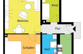 Wohnung mieten in 01738 Dorfhain, Sonnige Wohnung mit großem Balkon in grüner und ländlicher Umgebung!