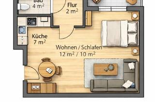 Wohnung mieten in 83607 Holzkirchen, 40 m² Wohnung in Holzkirchen