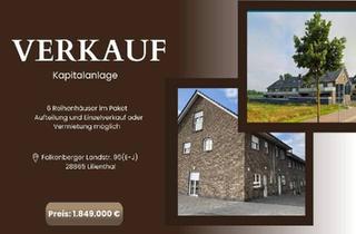 Reihenhaus kaufen in 28865 Lilienthal, Lilienthal - Kapitalanlage: 6 Einheiten vollvermietet, Neubau 2019, Lilienthal
