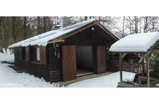 Haus kaufen in 97656 Oberelsbach, Oberelsbach - Jagdhütte am Waldrand von Unterelsbach mit Obstwiese Hütte