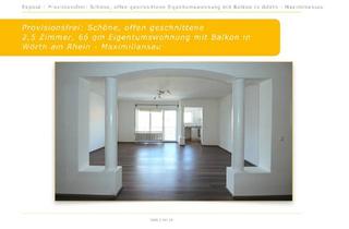 Wohnung kaufen in 76744 Wörth, Wörth am Rhein - Helle 2,5-Zimmer Eigentumswohnung (66 qm) mit Balkon in Wörth