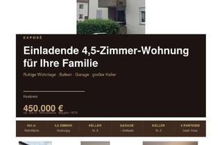 Wohnung kaufen in 73240 Wendlingen, Einladende 4,5-Zimmer-Wohnungfür Ihre Familie