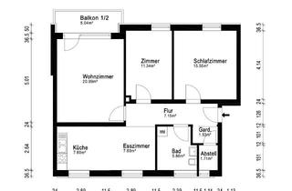 Wohnung mieten in Taubentalstraße 42, 86830 Schwabmünchen, Kernsanierte 3-Zimmer Wohnung mit Balkon im 3. OG in Schwabmünchen