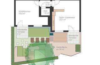 Wohnung mieten in 65366 Geisenheim, Helle gemütliche Single- oder Pärchenwohnung in Geisenheim mit Garten